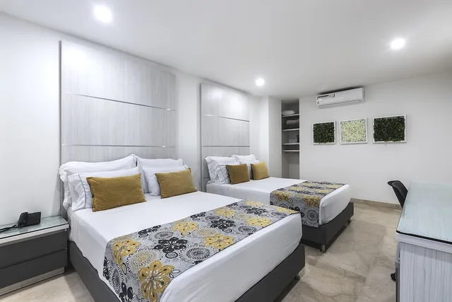 غرفة ثلاثية بسرير مزدوج وسرير فردي، Hotel Madeiro 5/10