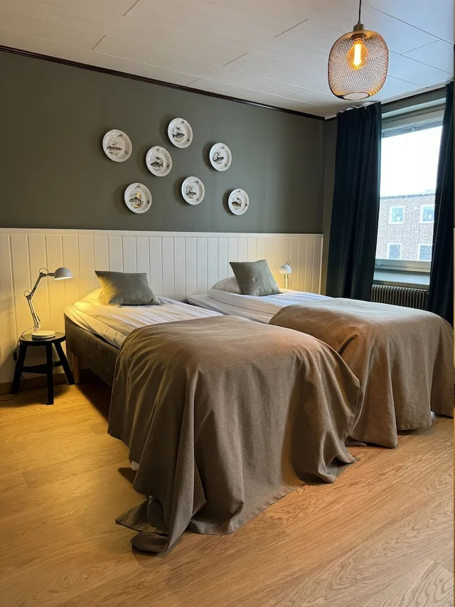Family, 1 Double and 1 Single Bed, 2 Murphy Beds، Strand City Hotell 5/6