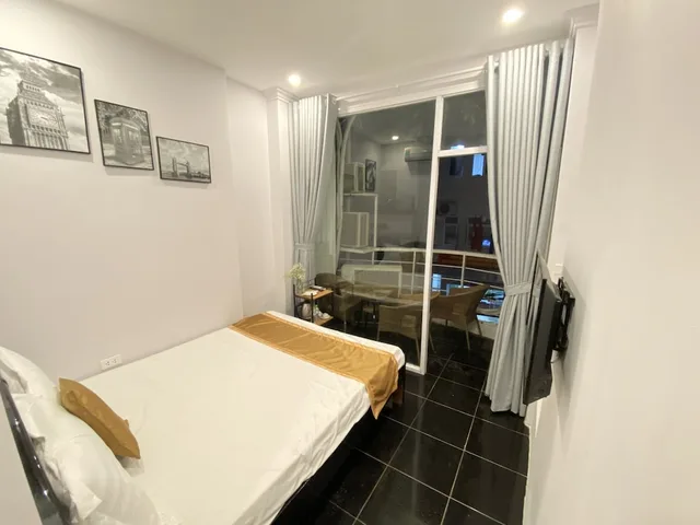 غرفة بانورامية بسرير كوين، Hanoi Lotus Hostel 2/4