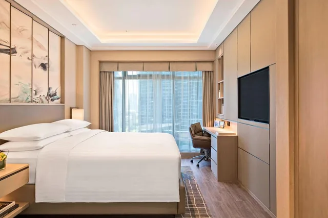 شقة بسريرين مزدوجين بغرفتي نوم، Marriott Executive Apartments Hangzhou Yuhang 1/3