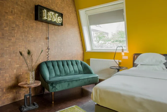 غرفة كومفورت بسرير كوين، Hotel V Nesplein 4/5