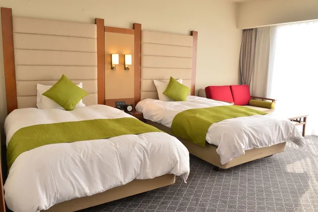غرفة سوبيريور بسريرين منفصلين مع أريكة، Satsuma Resort Hotel 2/3