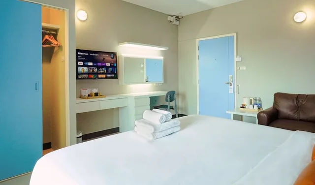 غرفة متصلة عائلية بسريرين كينج، Fullroom 77 Srinakarin 8/10