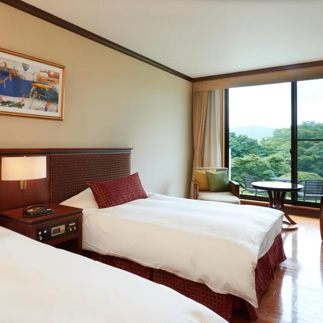 غرفة قياسية بسريرين منفصلين مع سرير إضافي، Hotel de Yama, Hakone Lakeside 5/5