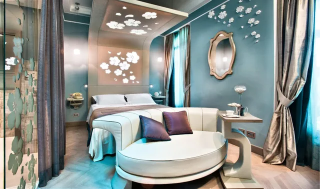 غرفة تنفيذية بسرير كوين، Chateau Monfort 3/6