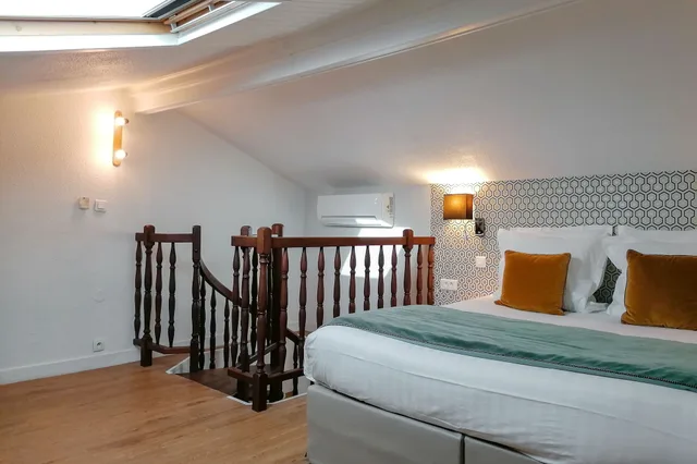 دوبلكس بسريرين منفصلين بشرفة مع أريكة، Aparthotel AMMI Nice Massena 1/10