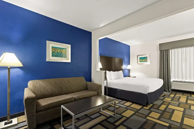 جناح بسرير كينج مع أريكة بحوض جاكوزي، Best Western Galleria Inn & Suites Houston 3/6