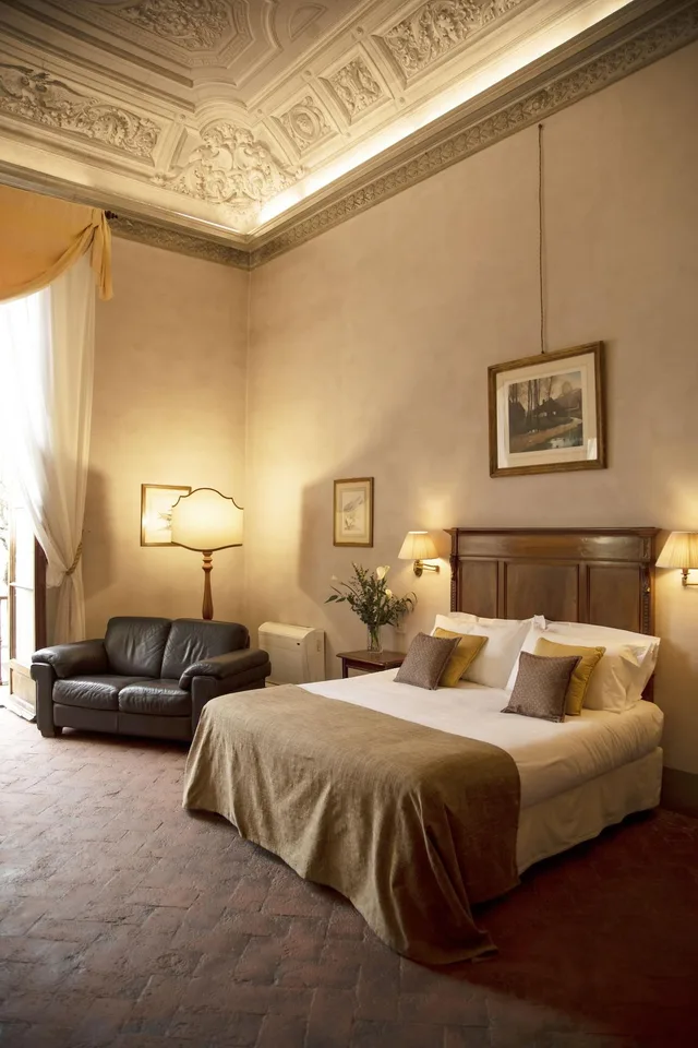 غرفة ديلوكس بسرير مزدوج بشرفة، Hotel Palazzo Guadagni 2/3