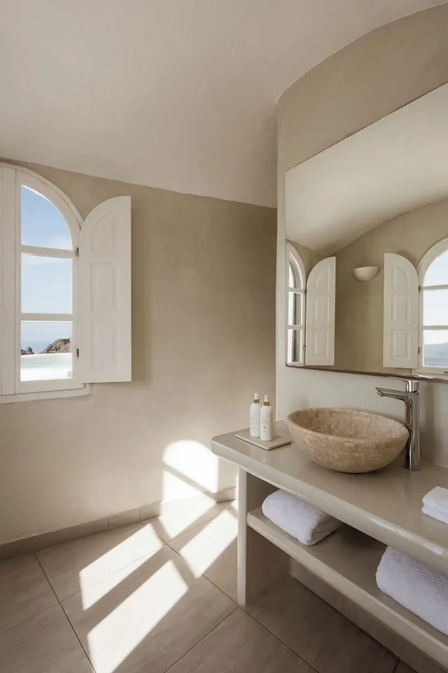 Master, Aqua, Suite, King and Queen Bed, Panoramic Caldera View, Sea View، Aqua Luxury Suites 9/10
