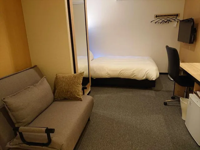 غرفة بسرير مزدوج لذوي الإعاقة، Green Rich Hotel Kurume 3/7