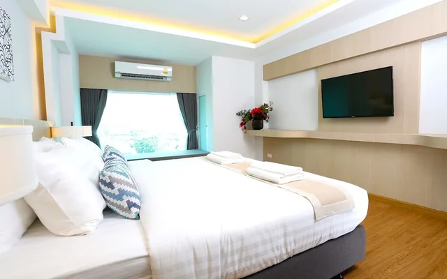 غرفة ديلوكس بسرير مزدوج، Sann Hotel 3/5