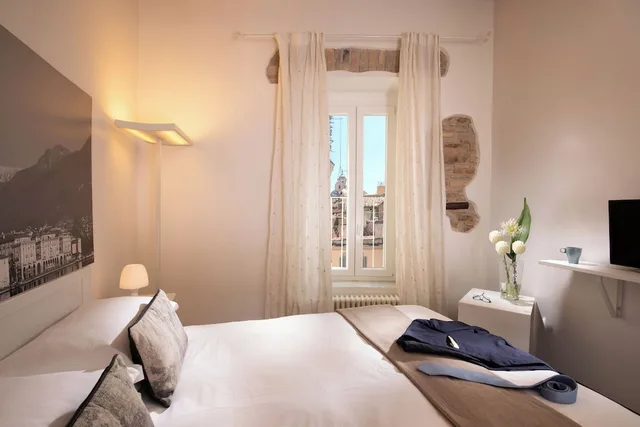 غرفة سوبيريور بسرير كينج، The Right Place 4U Roma Navona Terrace Luxury Rooms 3/5