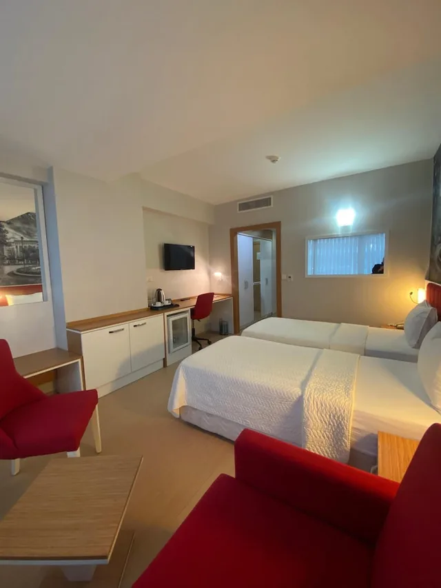 غرفة عائلية بسرير مزدوج وسرير فردي بغرفة نوم واحدة، Konaks Hotel 6/8