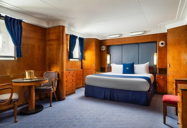 جناح بسرير كينج مع أريكة، The Queen Mary 1/8