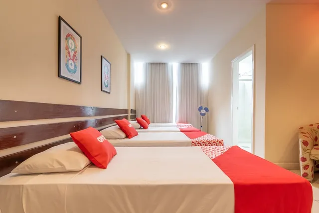 غرفة رباعية بأربعة أسرّة، OYO Hotel L'Espace - Jaragua Belo Horizonte 1/6