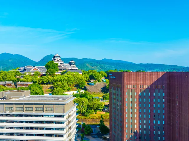 جناح ملكي ركني بسريرين منفصلين، Kumamoto Hotel Castle 1/1