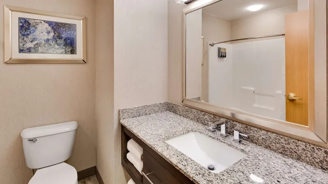 جناح بسرير كينج بإطلالة على النهر مع أريكة بحوض جاكوزي، Best Western Plus River Escape Inn & Suites 7/9