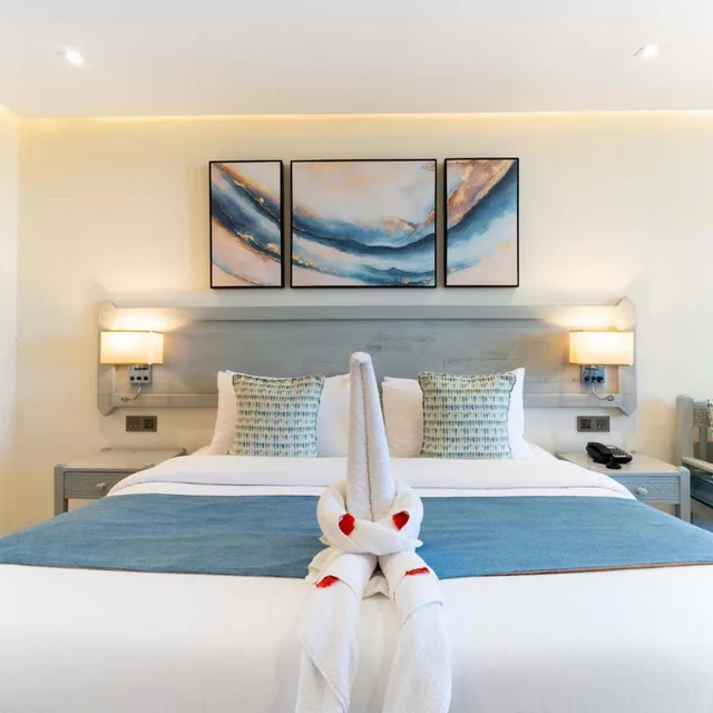 غرفة بسرير مزدوج أو سريرين منفصلين بإطلالة، Baobab Beach Resort 2/10