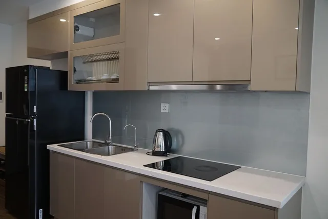 استوديو بسرير كوين، Aspaces Serviced Apartment 5/5