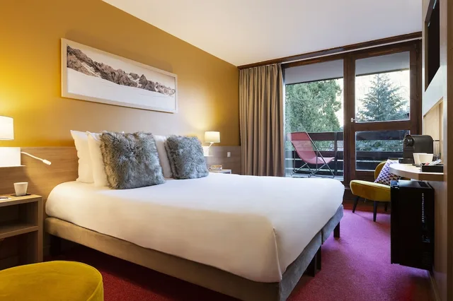 غرفة قياسية بسرير كوين، Sowell Hotels Mont Blanc Spa 5/10