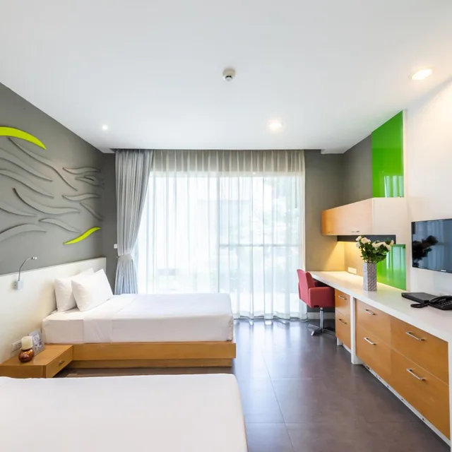 غرفة ديلوكس بسريرين منفصلين، PAEVA LUXURY SERVICED RESIDENCE 5/10