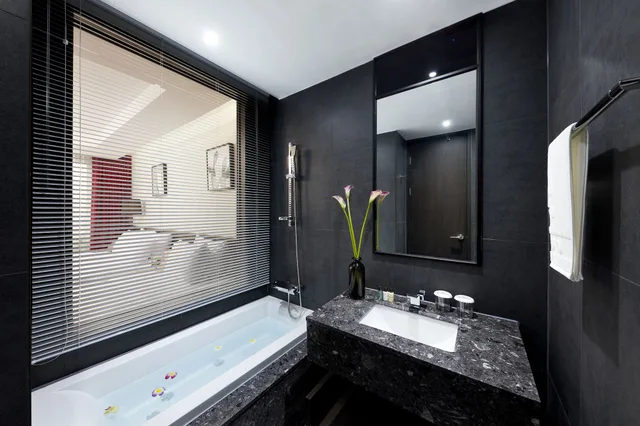 غرفة ديلوكس عائلية بسرير مزدوج وسرير فردي، Ramada by Wyndham Yongin 6/6