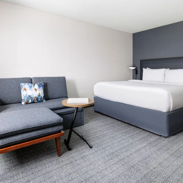 غرفة كبيرة بسرير كينج مع أريكة، Courtyard by Marriott Amarillo West/Medical Center 5/8