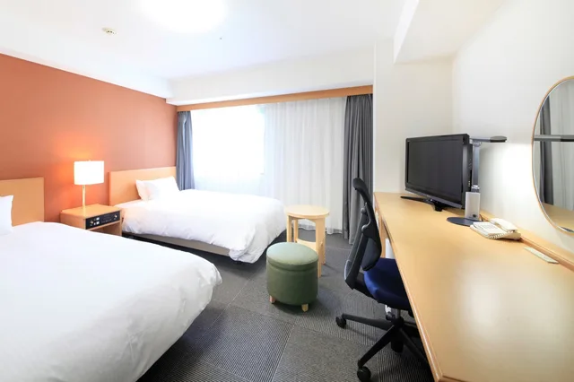 غرفة بسريرين منفصلين، Richmond Hotel Hakata Ekimae 1/2