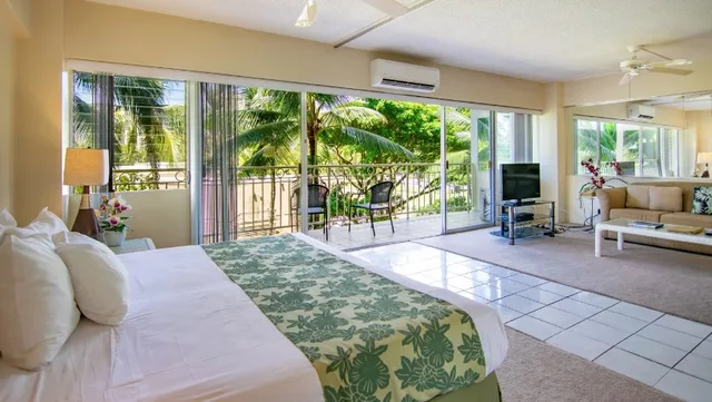 جناح بإطلالة على الحديقة بغرفة نوم واحدة، Waikiki Shore by OUTRIGGER 2/2