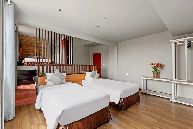 غرفة عائلية رباعية بسرير كوين وسريرين مزدوجين، Goda Boutique Hotel 2/10