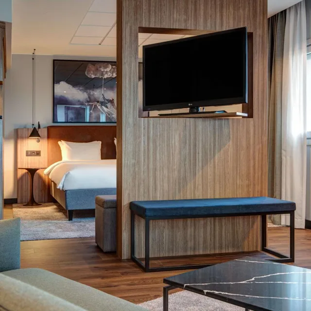 جناح بسرير كينج، Radisson Blu Airport Hotel Oslo Gardermoen 5/7