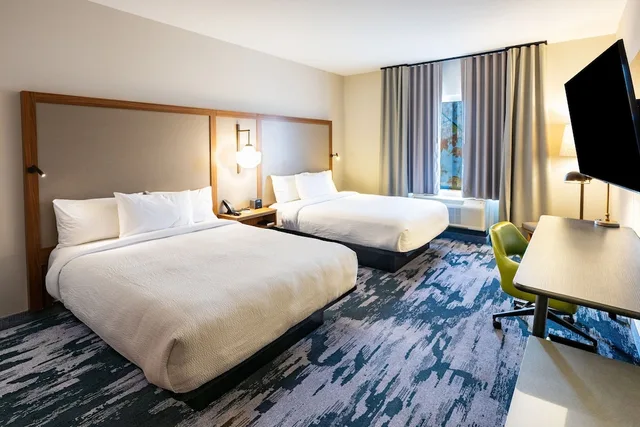 غرفة بريميوم بسريرين كوين، Fairfield Inn & Suites by Marriott Rome 1/1