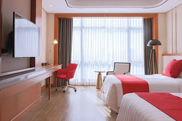 غرفة ديلوكس بسريرين منفصلين، Best Western Plus Metro Clark 2/7