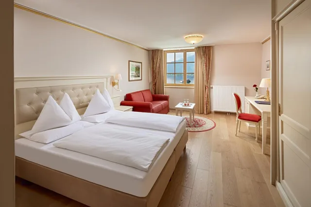 غرفة كومفورت بإطلالة على البحيرة، Grand Hotel Zell Am See 4/10