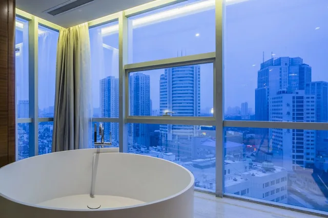 جناح كلوب بريستيج بسرير كينج بإطلالة على المدينة مع دخول صالة النادي، Sofitel Galaxy Nanjing 6/7