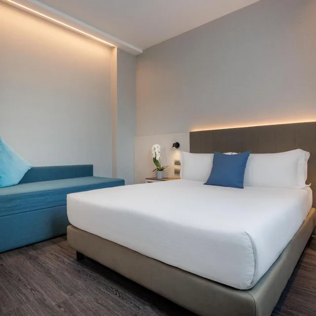 غرفة سوبيريور بسرير مزدوج مع أريكة، iH Hotels Milano Centrale 4/10