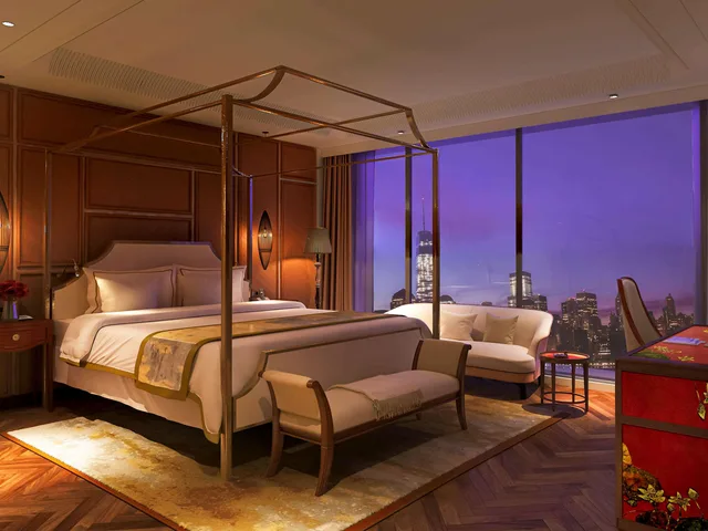 غرفة تنفيذية بسرير كينج مع دخول الصالة في طابق مرتفع، Grand Mercure Hanoi 10/10
