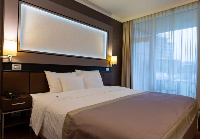 شقة بسريرين مزدوجين بإطلالة على الحديقة بغرفة نوم واحدة، Aquaworld Resort Budapest Formerly Ramada Resort Aquaworld Budapest 1/1