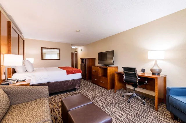 جناح بسرير كينج بشرفة مع أريكة، Comfort Suites At Evergreen Parkway 6/10