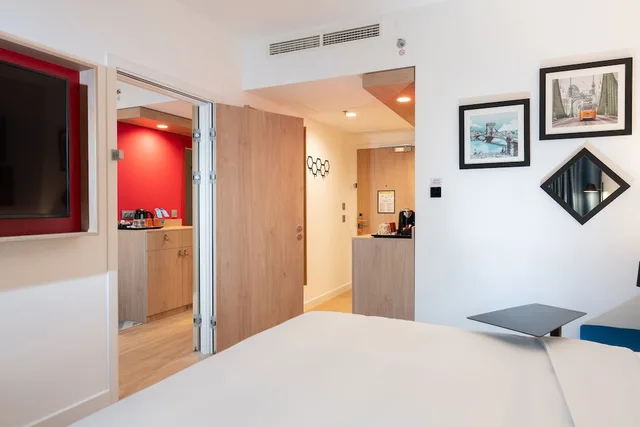 غرفة متصلة عائلية بسريرين كينج، Hampton by Hilton Budapest City Centre 6/10