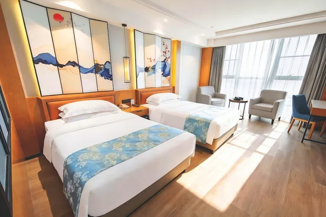 غرفة بسريرين كينج، Huhua International Hotel (Shanghai Songjiang) 1/1