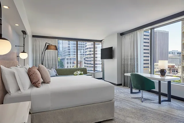 غرفة ركنية بسرير كينج، Hotel 1000 Seattle 2/6
