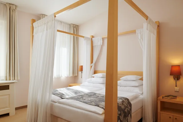 غرفة ديلوكس بسرير مزدوج أو سريرين منفصلين، Ventana Hotel Prague 1/2