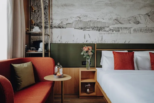 غرفة قياسية بسرير كوين، Ameron Luzern Hotel Flora 6/10