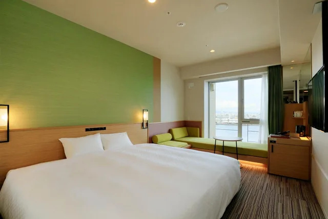 غرفة سوبيريور بسرير كينج بإطلالة على النهر في طابق مرتفع، The Singulari Hotel And Skyspa At Universal Studios Japan 2/8
