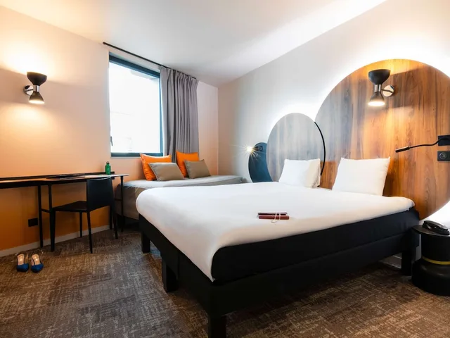 غرفة قياسية بسرير مزدوج مع أريكة، Ibis Styles Paris Meteor Avenue D'italie 2/6