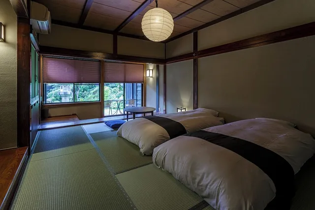 جناح كلاسيكي بسريرين منفصلين، Onsen Oyado Ryugon 1/6