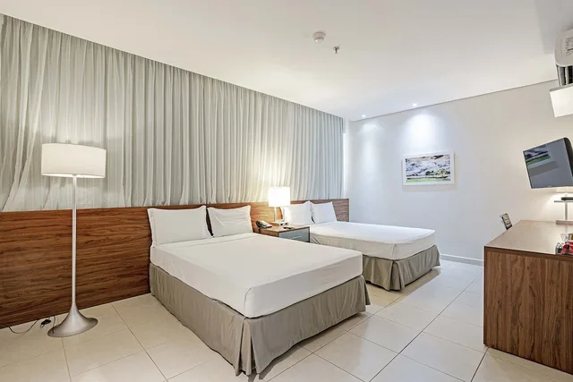 غرفة ديلوكس بسريرين مزدوجين، Slaviero Hotel Porto Velho 1/4