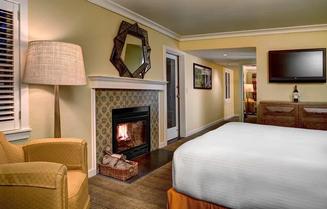 غرفة ديلوكس واسعة بسرير كينج بإطلالة على الحديقة، Fairmont Sonoma Mission Inn & Spa 5/9