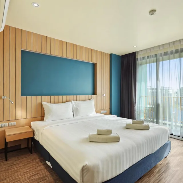 غرفة غراند سوبيريور بسرير مزدوج، Dome Kata Resort 3/10